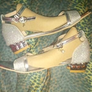 Shimmering Silver Women's Sandals